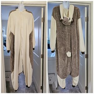 Hedgehog Kigurumi Adult One Size Onesie, Like New